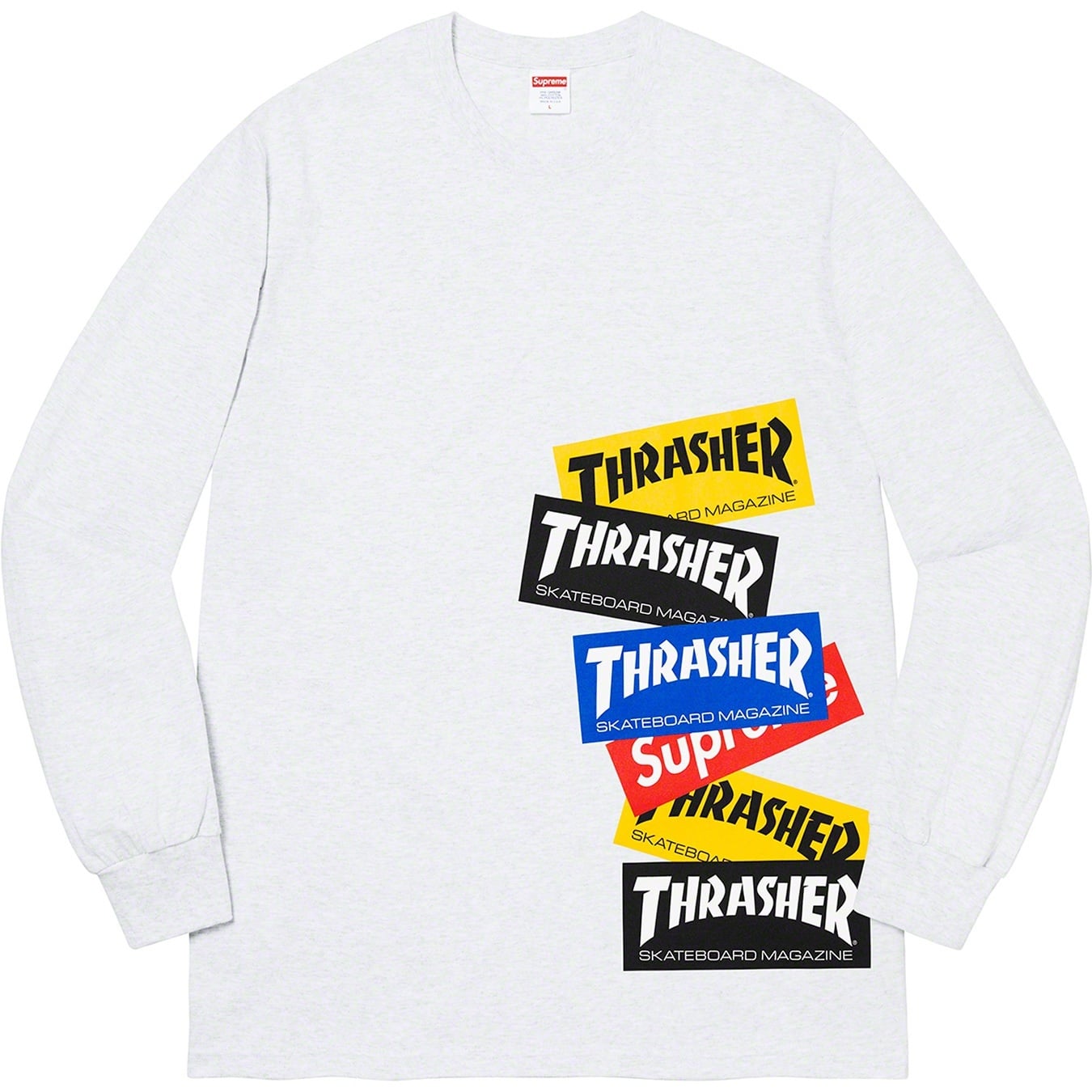 Supreme®/Thrasher® Multi Logo L/S Tee view 3